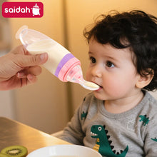 Charger l'image dans la galerie, Distributeur d’aliments pour bébé avec cuillère détachable – 120 ml