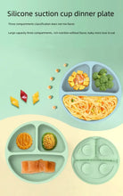 Charger l&#39;image dans la galerie, Assiette Bébé en Silicone – Antidérapante avec Ventouse
