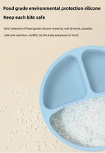 Charger l&#39;image dans la galerie, Assiette Bébé en Silicone – Antidérapante avec Ventouse
