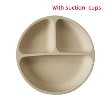 Charger l&#39;image dans la galerie, Assiette Bébé en Silicone – Antidérapante avec Ventouse
