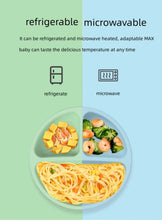 Charger l&#39;image dans la galerie, Assiette Bébé en Silicone – Antidérapante avec Ventouse
