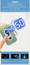Charger l&#39;image dans la galerie, Chauffe-biberon USB portable – Housse isotherme avec écran LCD
