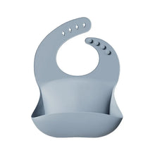 Charger l&#39;image dans la galerie, Bavoir Bébé en Silicone – Imperméable avec Pochette Collectrice
